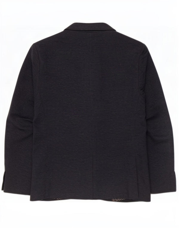 Ted Baker Veste blazer à 2 boutons pour homme Taille 5 XL Bleu marine Coton