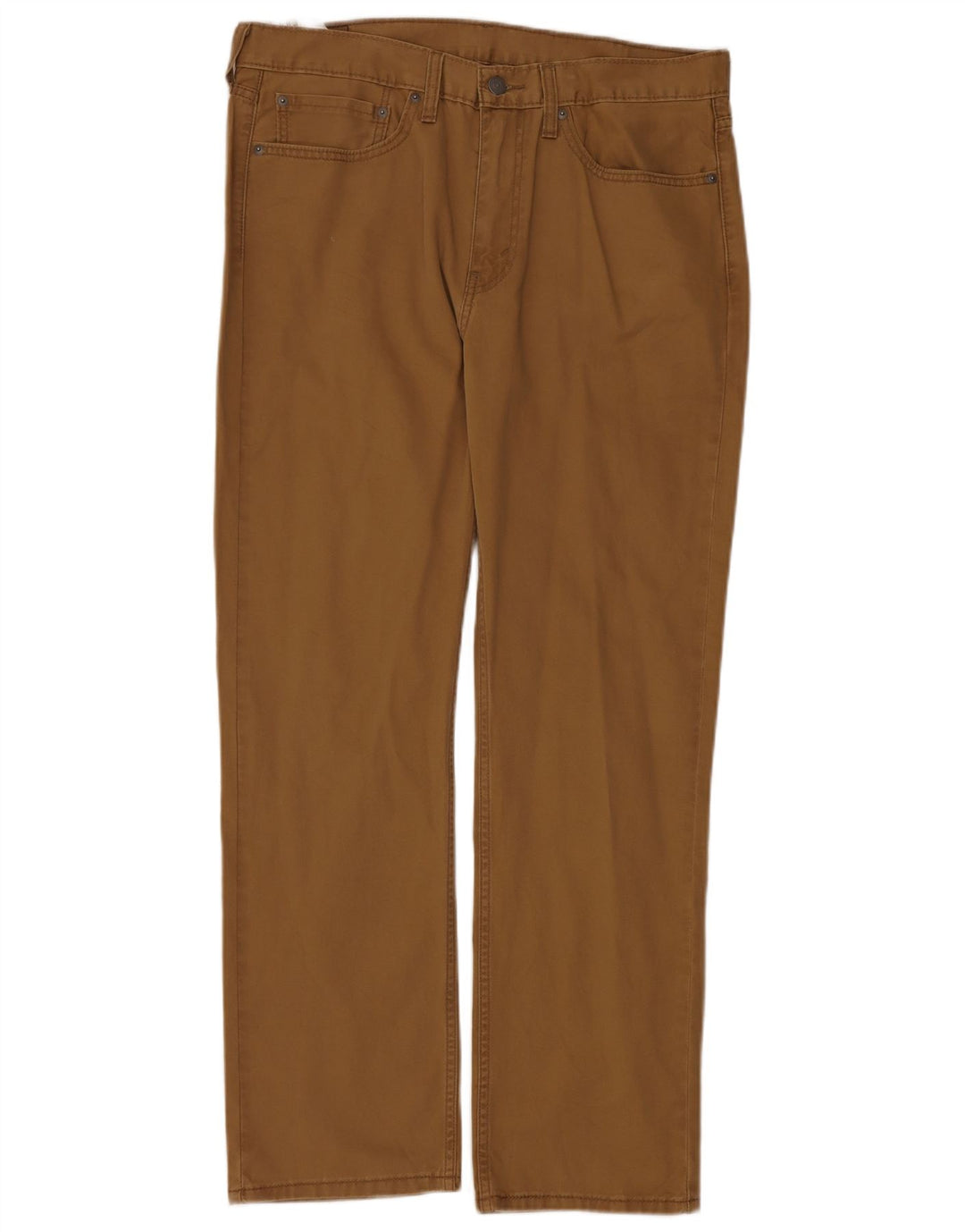 LEVI'S Pantalon décontracté droit 514 W34 L30 Homme Marron Coton