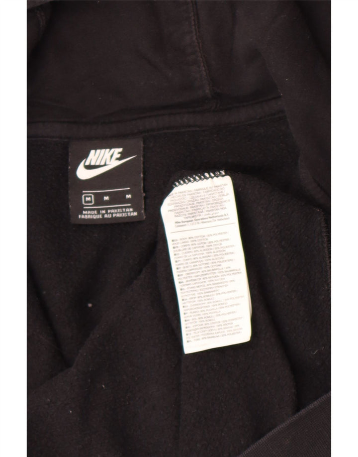 Nike Sweat à capuche zippé pour homme en coton noir moyen