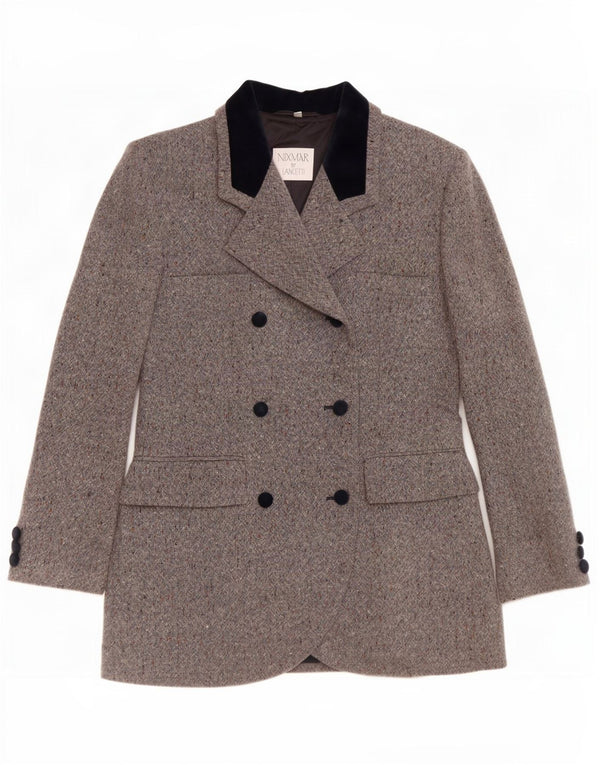 Nixmar By Lancetti Veste Blazer Femme IT 46 Large Gris Moucheté