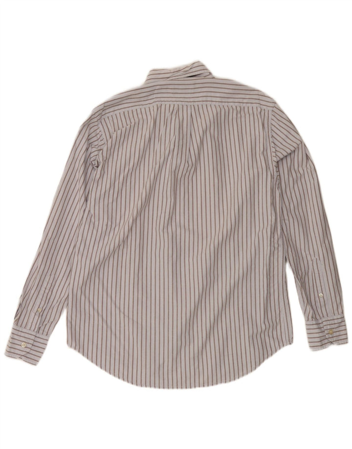 Boggi Chemise Homme Bleu Moyen Rayé Coton
