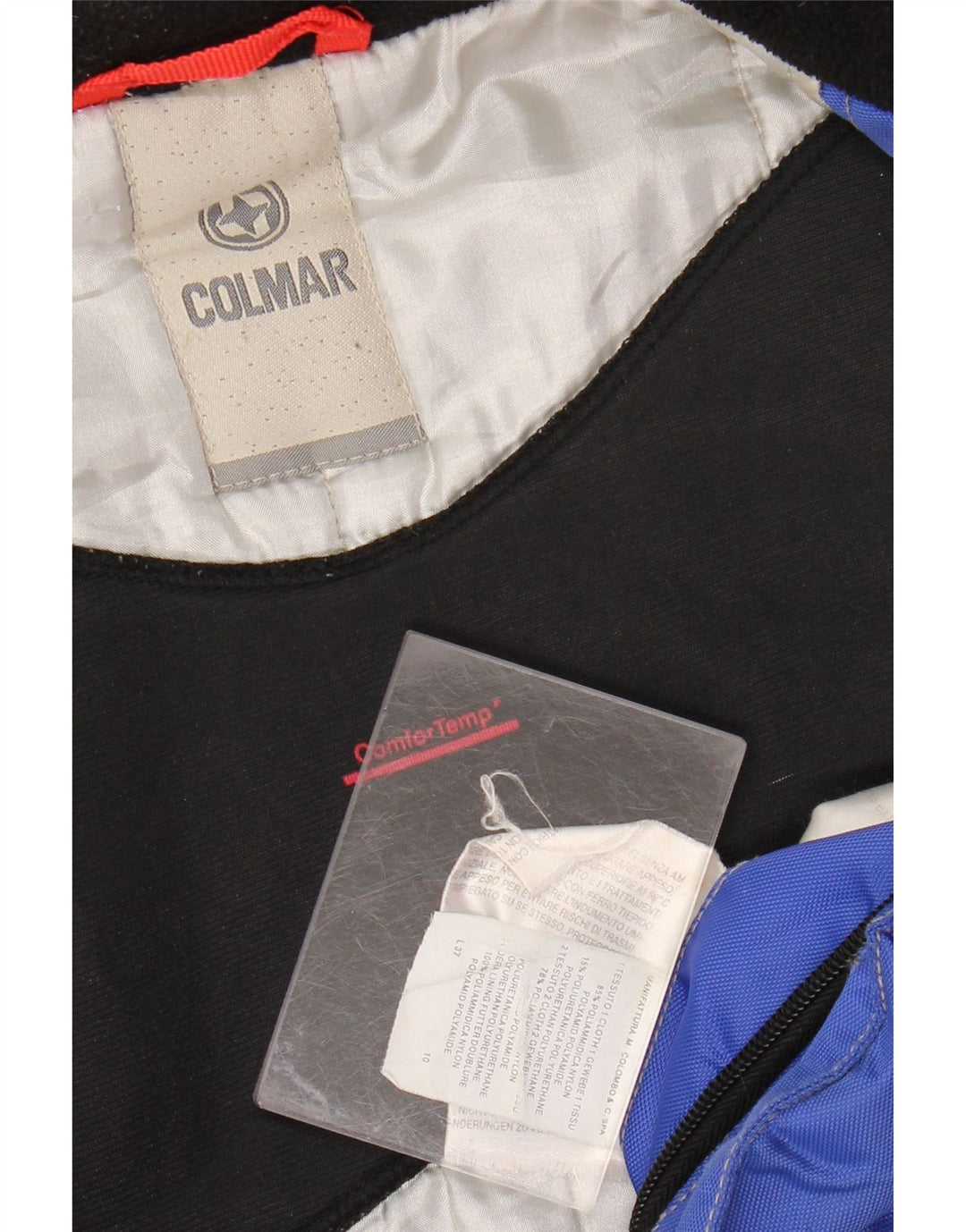 Colmar Veste de ski pour homme UK 40 Large Bleu Colorblock Nylon