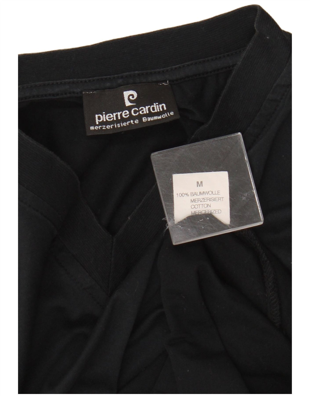 Pierre Cardin T-Shirt Homme Haut Noir Moyen Coton