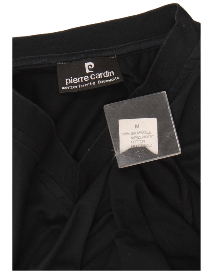 Pierre Cardin T-Shirt Homme Haut Noir Moyen Coton