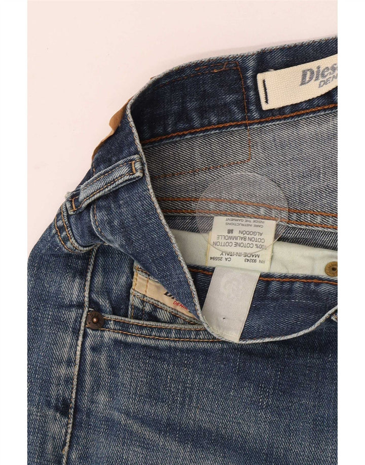 Diesel Jean Droit Homme W32 L30 Bleu Coton