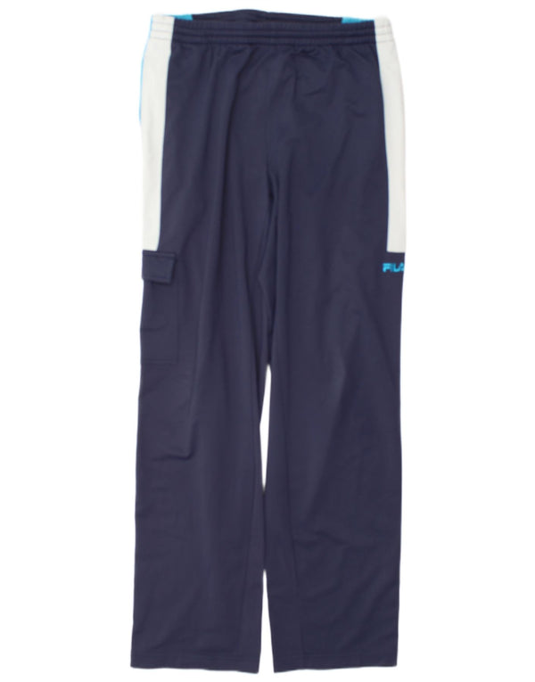 Fila Pantalon de survêtement homme IT 50 bleu marine moyen polyester color block