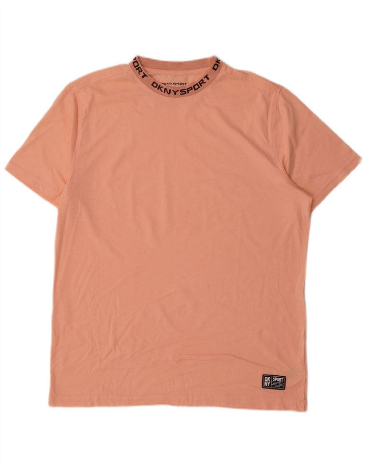 Dkny T-Shirt Graphique Homme Grand Coton Rose