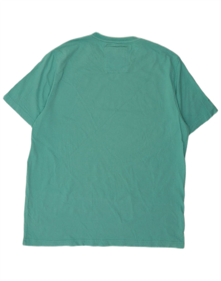 J. Crew T-Shirt Homme Top XL Coton Turquoise