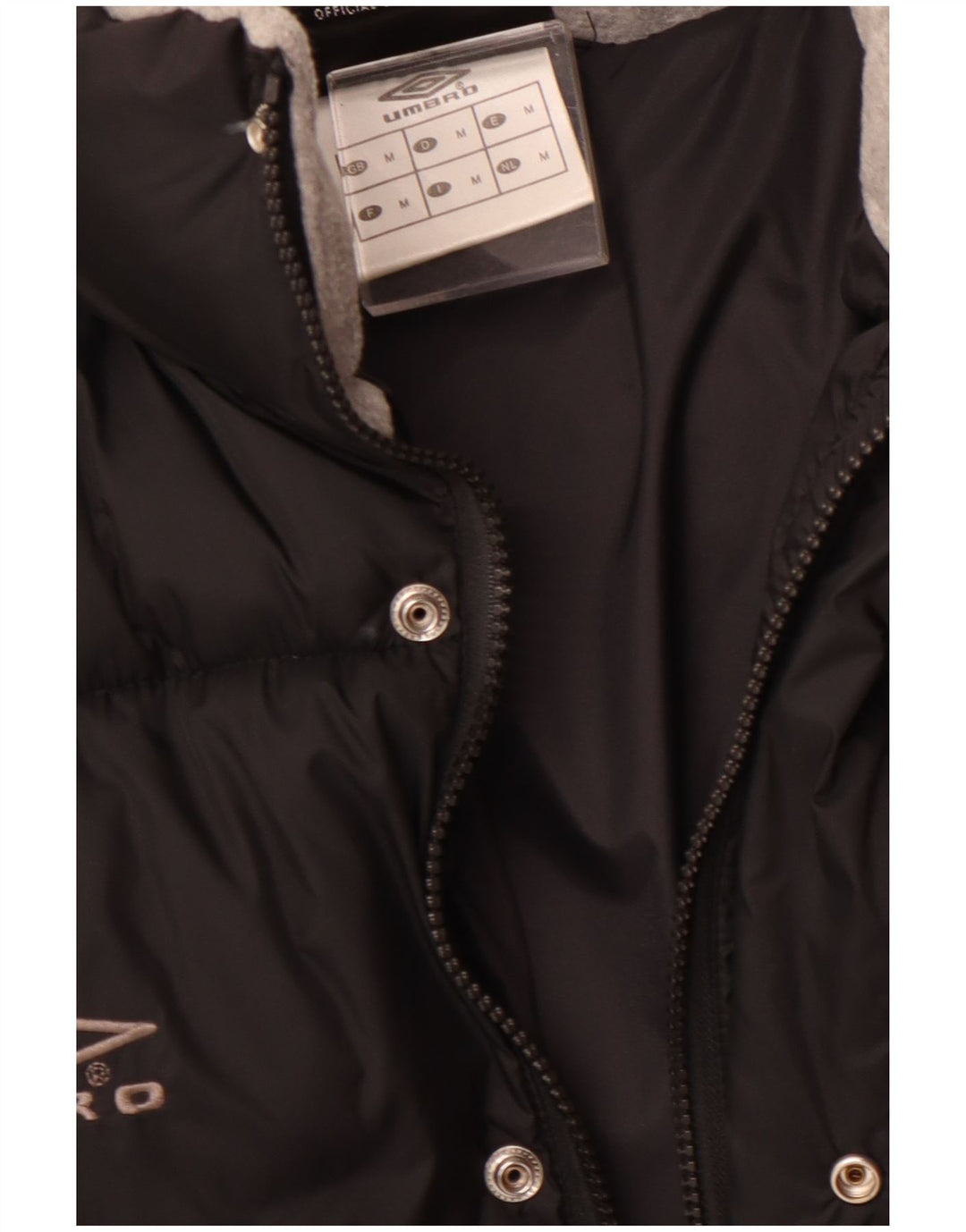 Umbro Veste rembourrée pour homme UK 38 Medium Noir Nylon