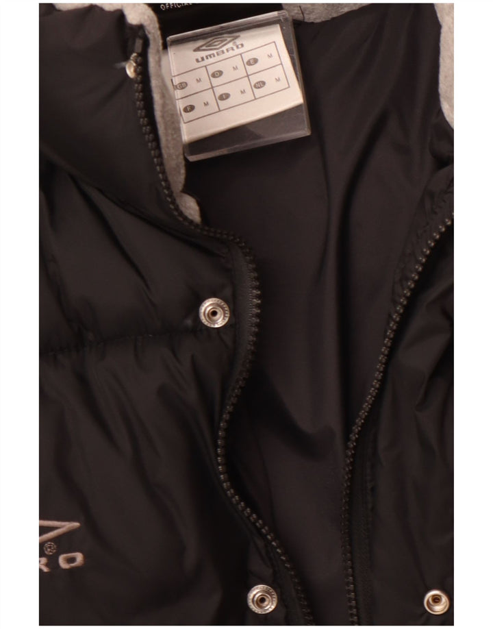 Umbro Veste rembourrée pour homme UK 38 Medium Noir Nylon
