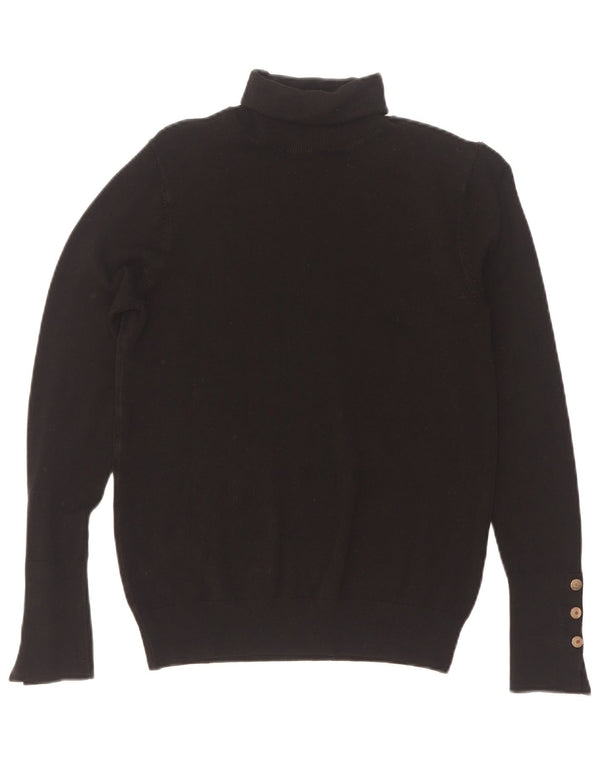Zara Pull col roulé pour femme UK 12 Noir moyen