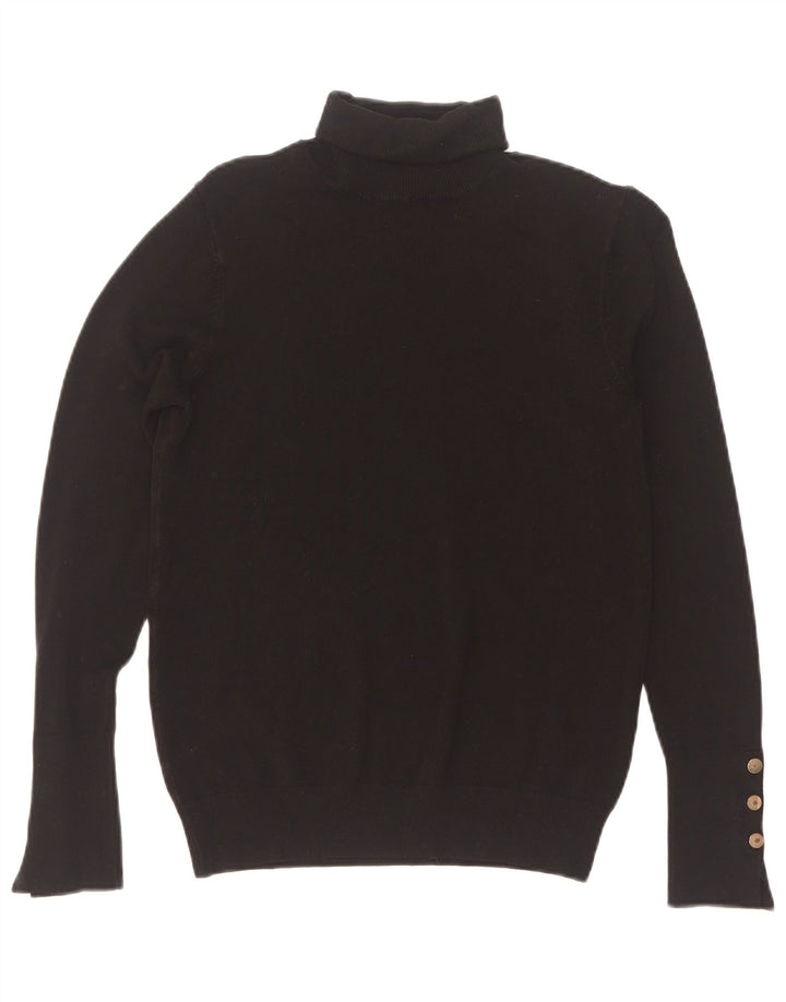 Zara Pull col roulé pour femme UK 12 Noir moyen