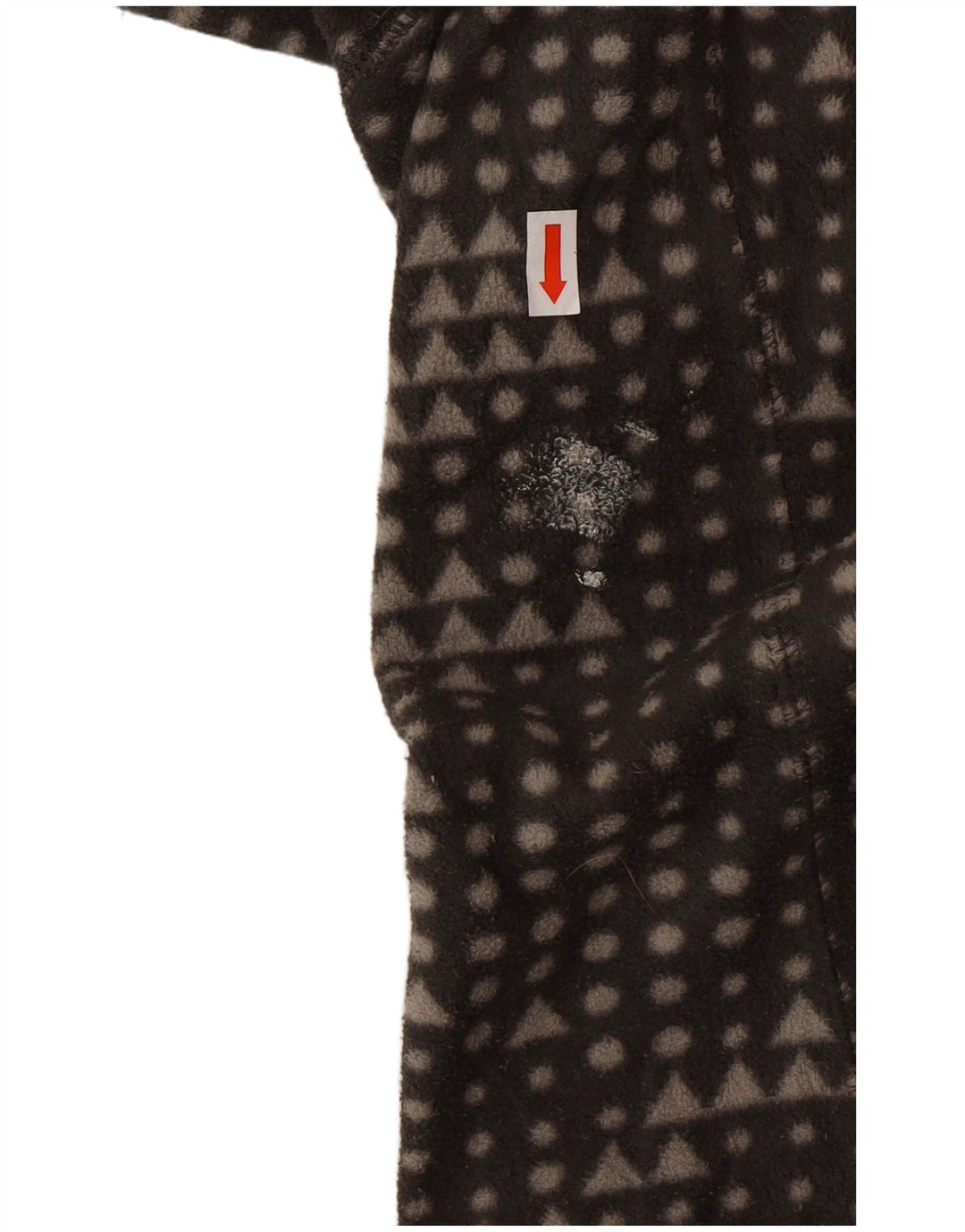 Eddie Bauer Veste polaire pour femme UK 14 Polyester géométrique gris moyen