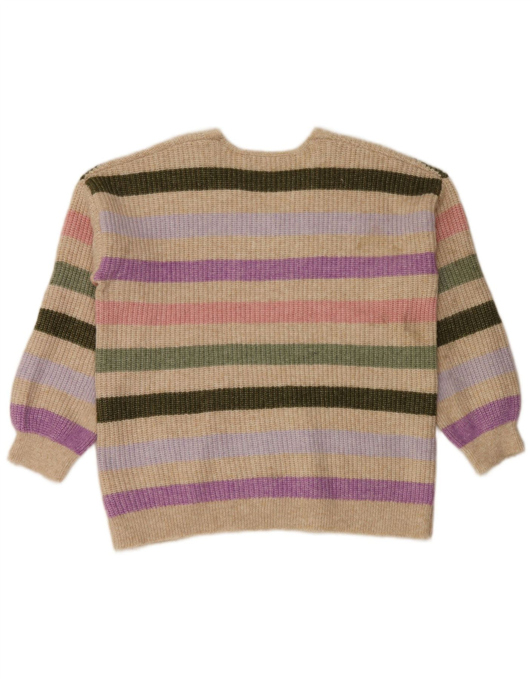 Marks & Spencer Pull col V pour femme UK 16 Large Multicolore