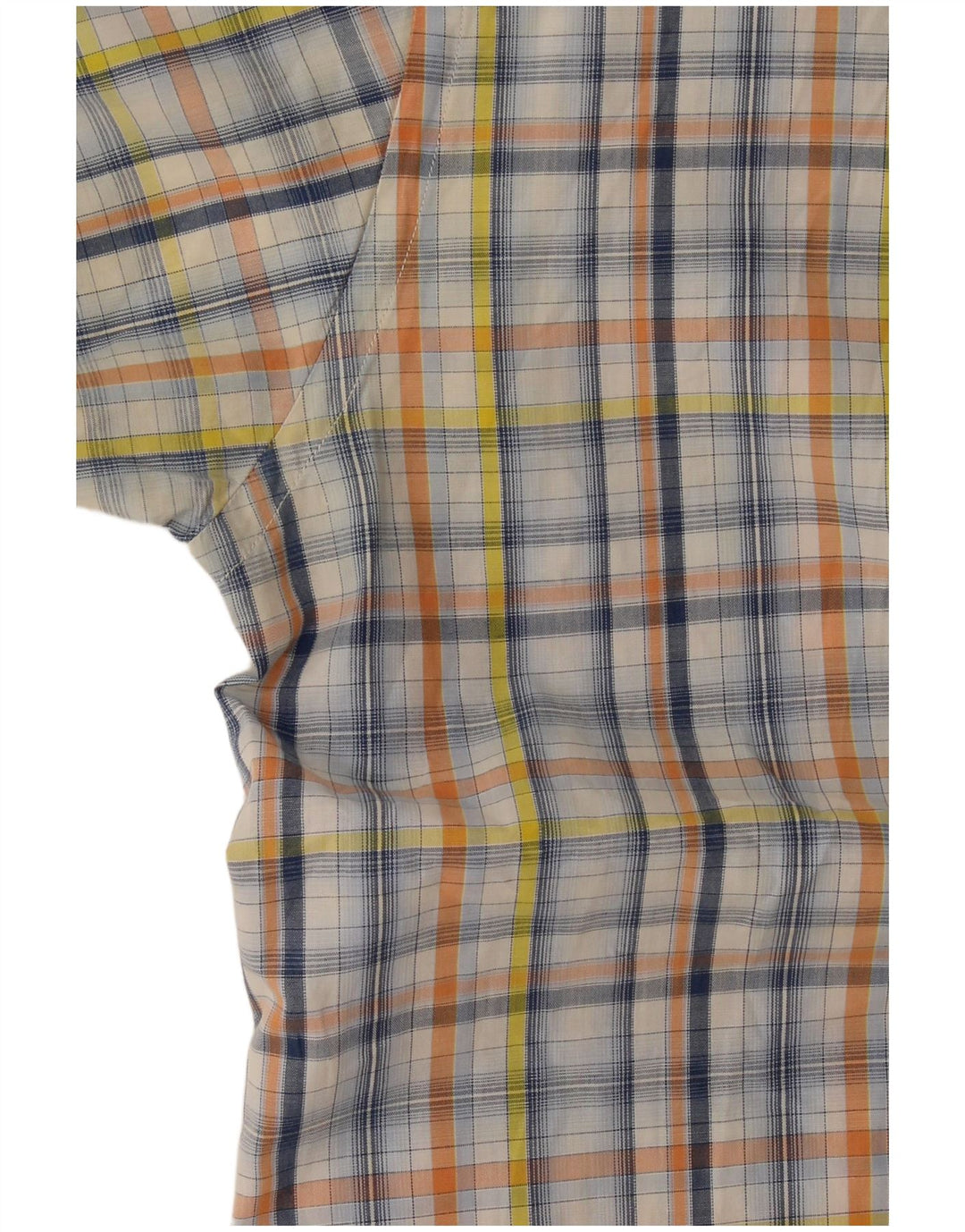 Pierre Cardin Chemise à manches courtes pour homme Taille 41 Grand chèque multicolore