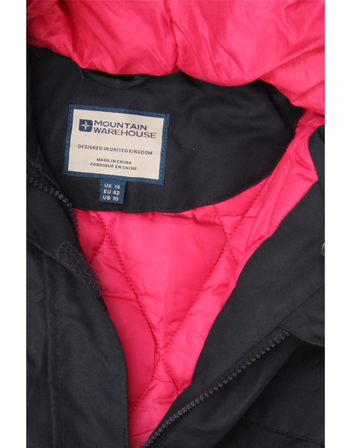 MOUNTAIN WAREHOUSE Parka à capuche pour femme UK 14 Large Bleu marine
