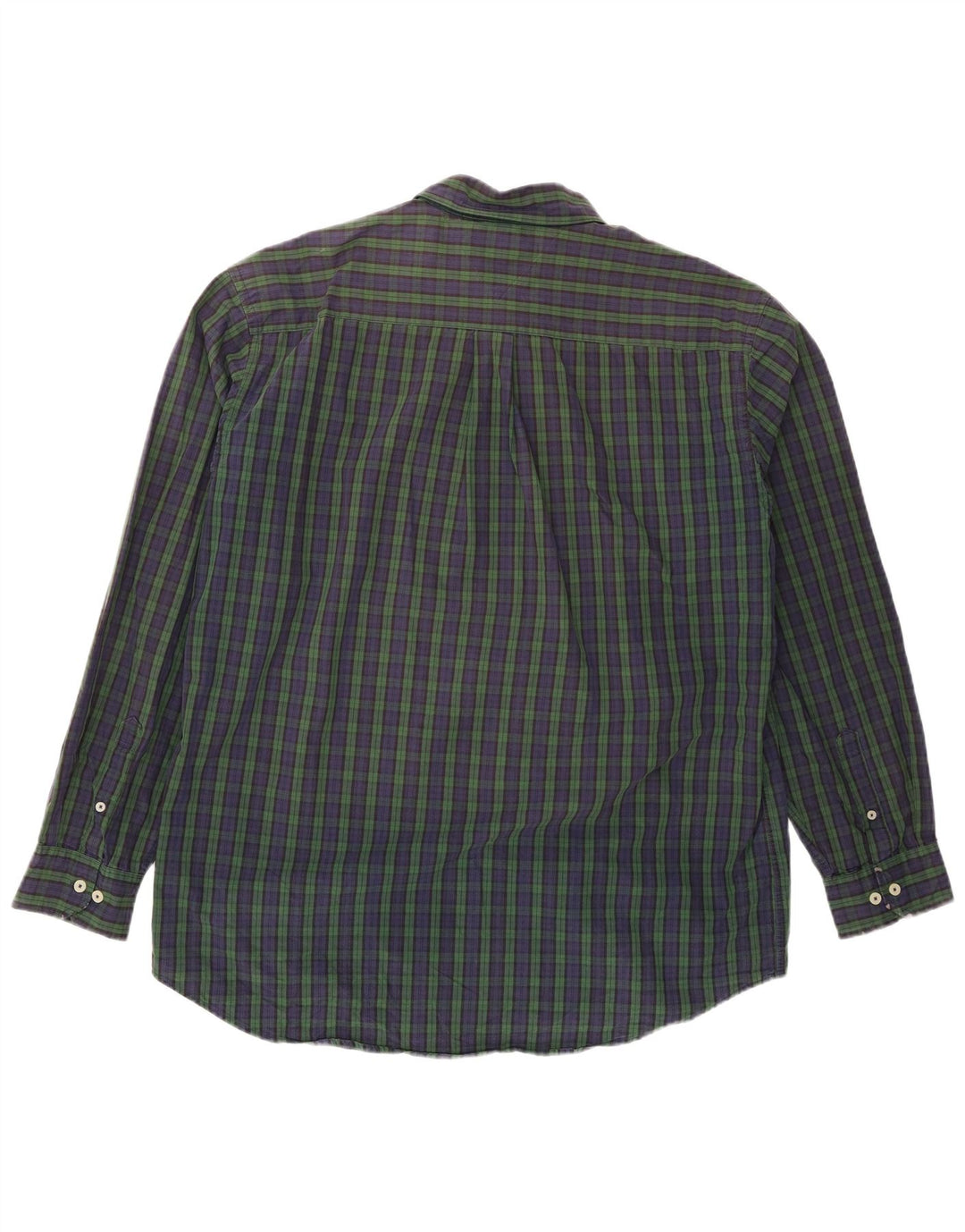 Tommy Hilfiger Chemise Homme XL Bleu Marine Carreaux Coton