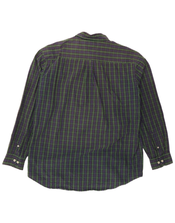 Tommy Hilfiger Chemise Homme XL Bleu Marine Carreaux Coton