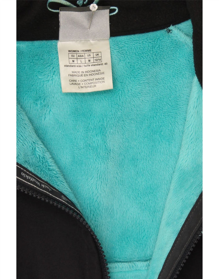 JACK WOLFSKIN Womens Bomber Jacket UK 12/14 Medium Grey Polyester Vintage Jack Wolfskin and Second-Hand Jack Wolfskin from Messina Hembry 