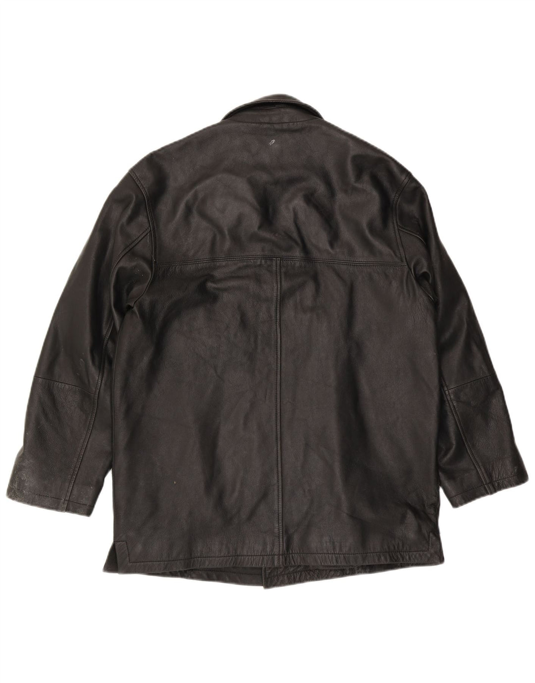 Kartel Veste en cuir pour homme UK 40 Large Noir