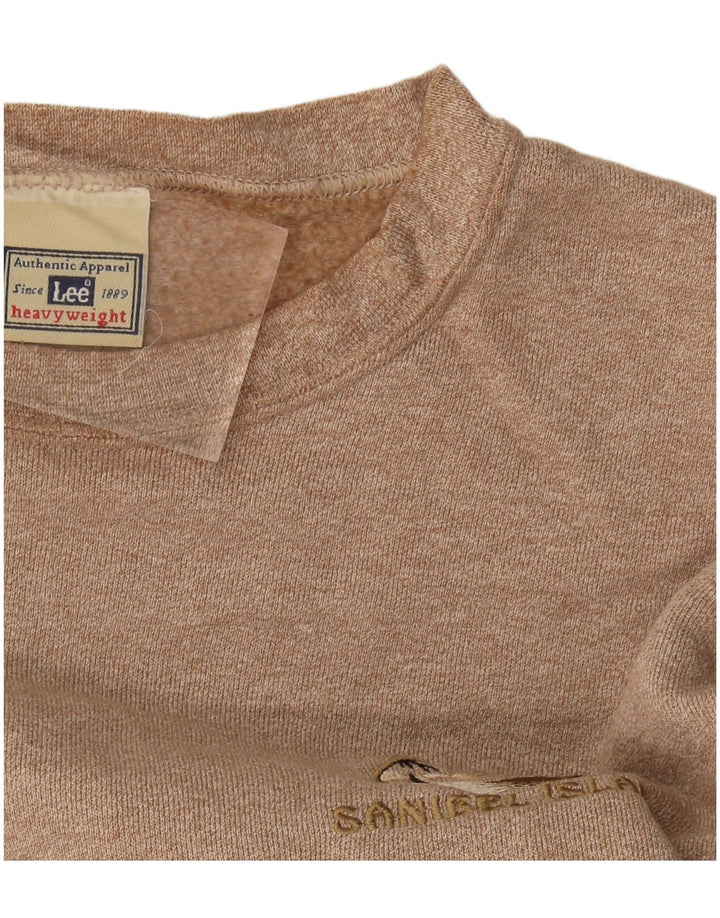 Lee Sweat-shirt pour homme, grand, beige