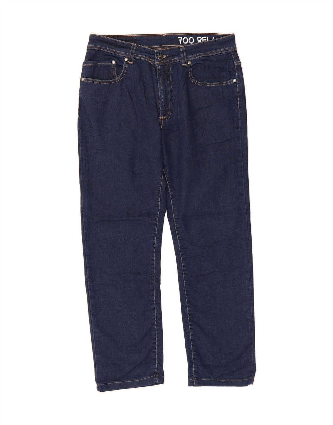 CARRERA Mens 700 Regular Straight Jeans W31 L27 Navy Blue Cotton Vintage Carrera and Second-Hand Carrera from Messina Hembry 