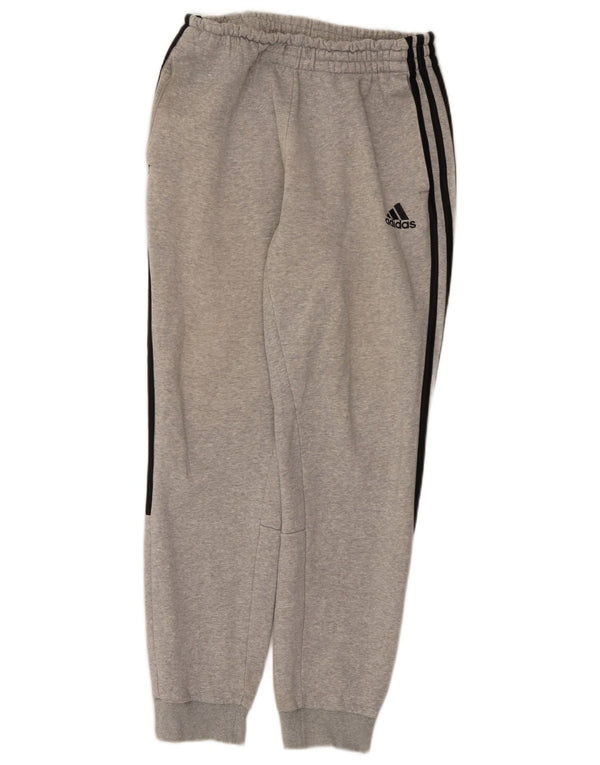 Adidas Pantalon de survêtement pour homme en coton gris Taille S