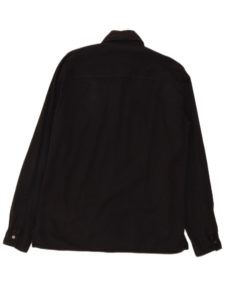 Trussardi Chemise En Jean Coton Noir Moyen |