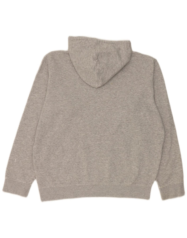 Fila Pull à capuche graphique pour homme, grand, gris moucheté