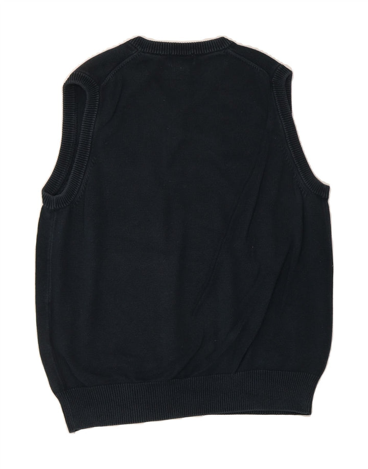 GANT Womens Vest Tank Top UK 14 Medium Navy Blue Cotton Vintage Gant and Second-Hand Gant from Messina Hembry 