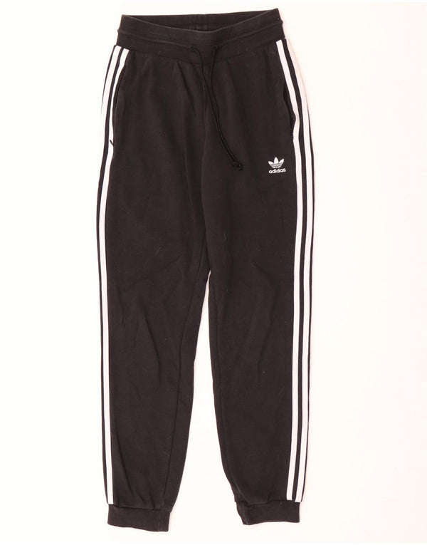 Adidas Pantalon de survêtement pour femme Joggers UK 6 XS Noir Coton