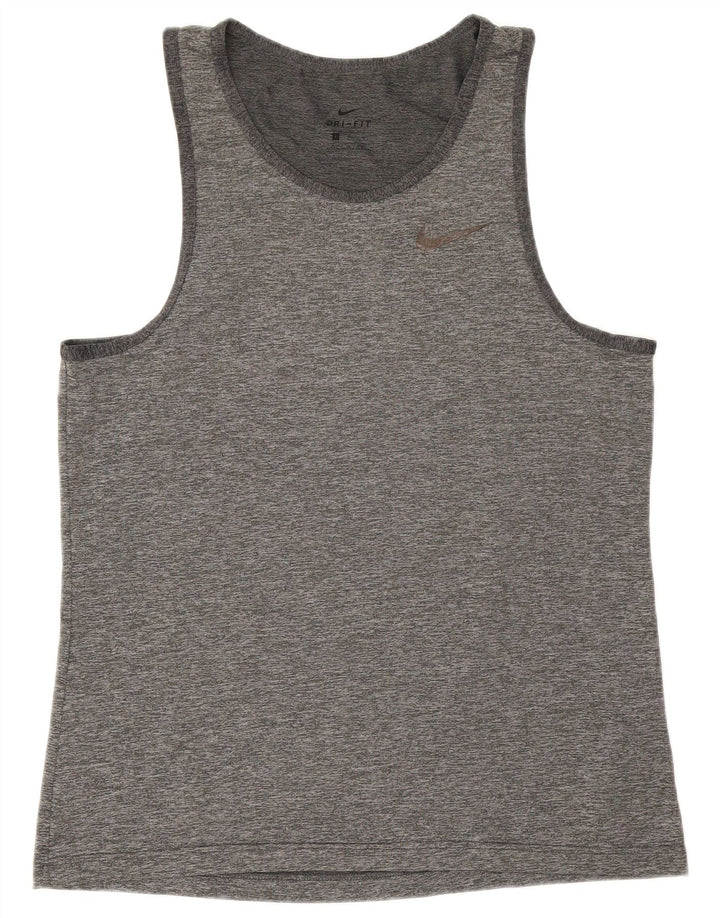 Nike Hommes Dri Fit Débardeur Grand Gris Moucheté