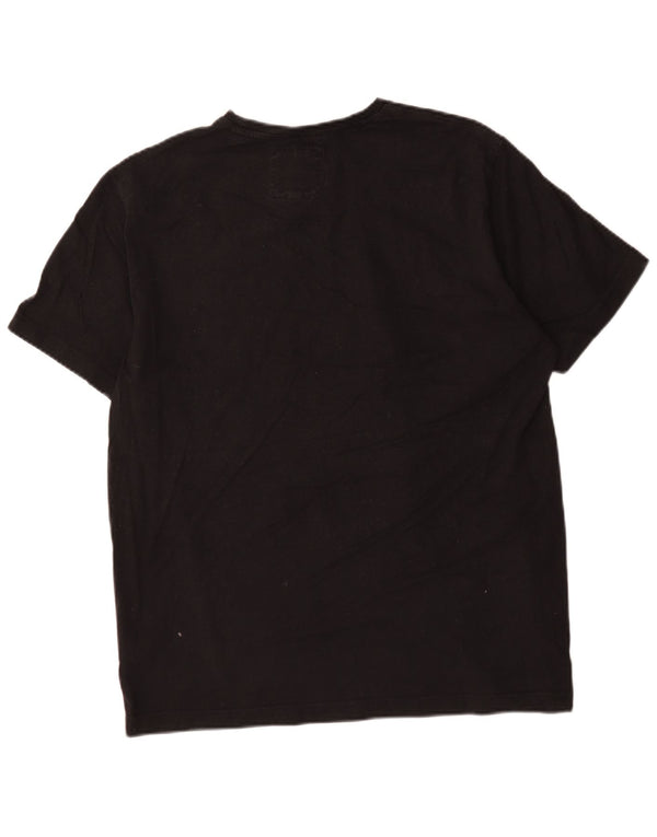 Crew Clothing T-Shirt Homme Top XL Noir Coton