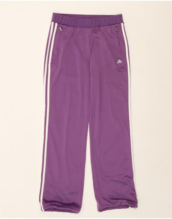 Adidas Pantalon de survêtement pour femme UK 14 Violet moyen Polyester