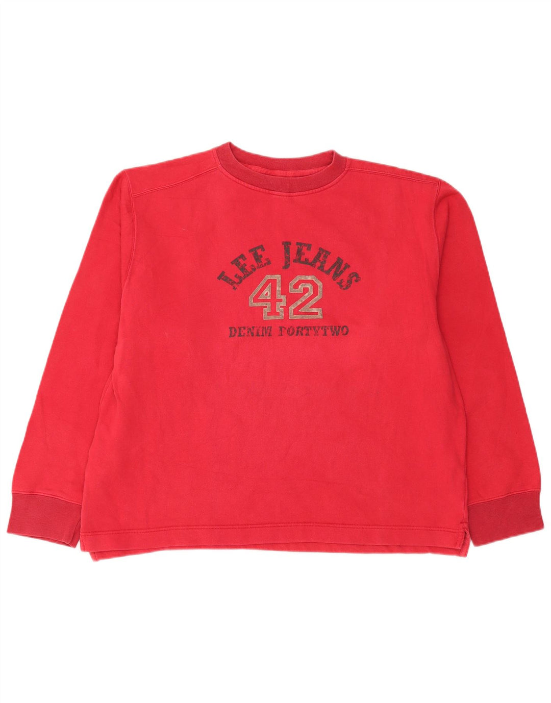 Lee Sweat-Shirt Graphique Homme XL Rouge