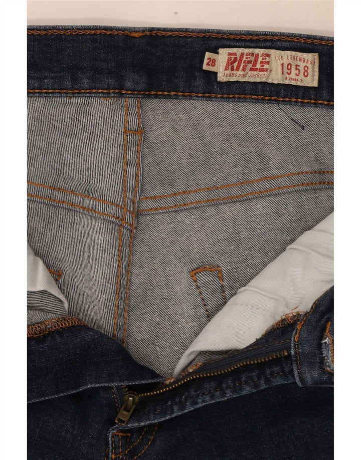 Jean Slim Femme Rifle W28 L32 Bleu Marine Coton