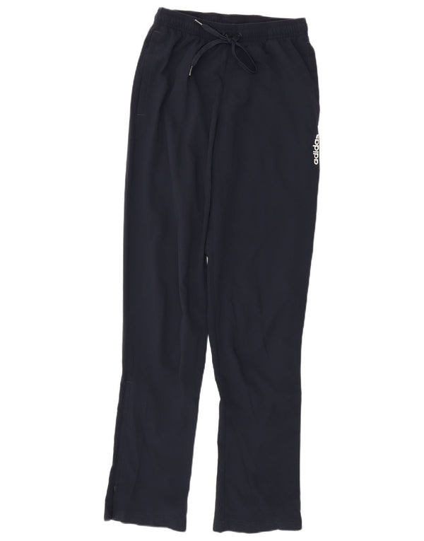 Adidas Pantalon de survêtement pour femme UK 10 Small Bleu marine Polyester