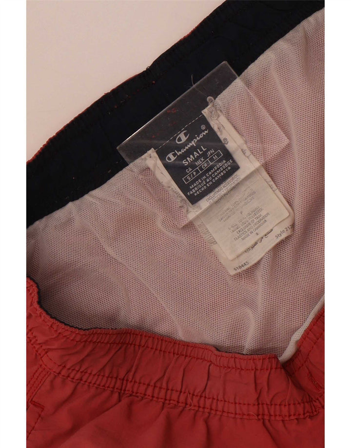 Champion Short de Bain Graphique Homme Petit Rouge Polyamide