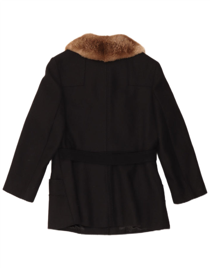 Your Sixth Sense Manteau pour femme UK 10 Petite laine noire