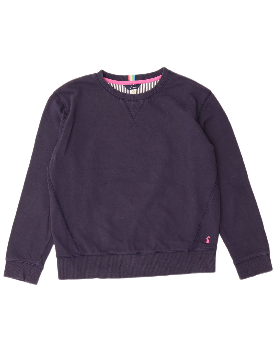 JOULES Sweat-shirt oversize pour femme UK 8 Small Bleu marine en coton