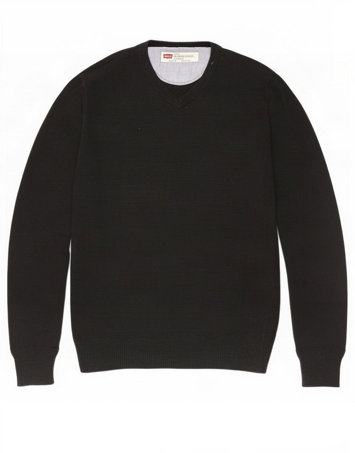 Levi's Pull Slim Fit V-neck Jumper Homme Noir