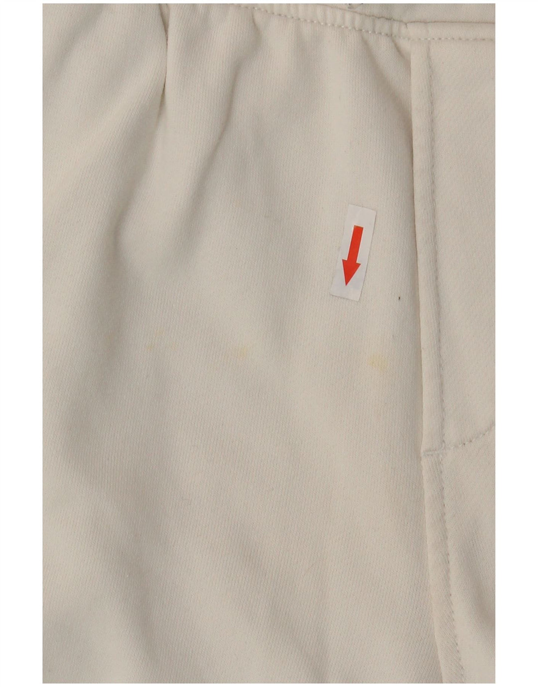 TOMMY HILFIGER Short de Sport Graphique Homme Blanc Moyen Coton