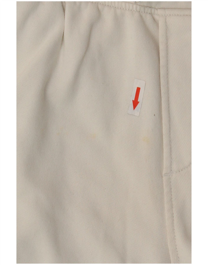 TOMMY HILFIGER Short de Sport Graphique Homme Blanc Moyen Coton