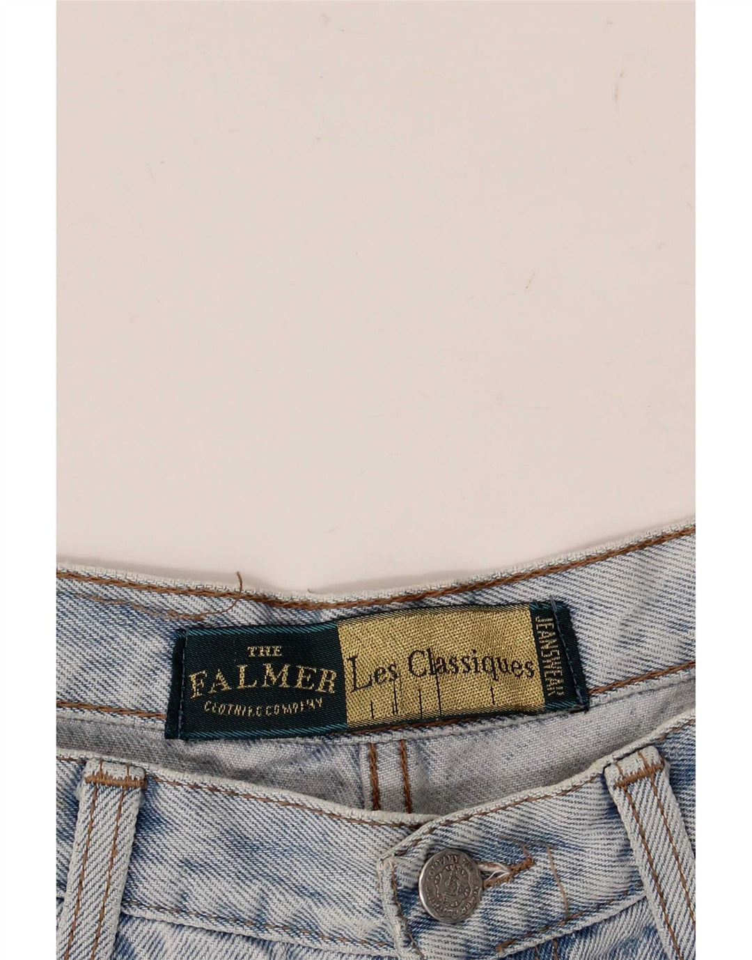 Falmer Femme Jean Court W28 L24 Bleu