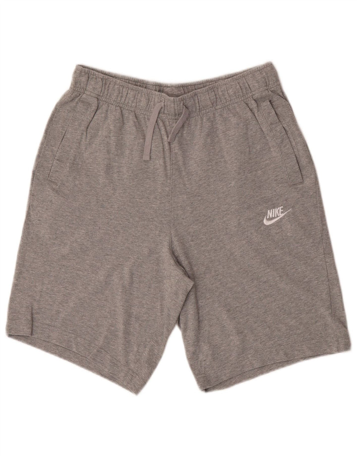 Nike Short de sport pour homme Petit gris Coton