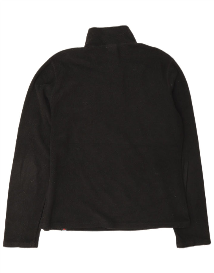 The North Face Pull polaire à col zippé pour femme UK 14 Medium Noir Polyester