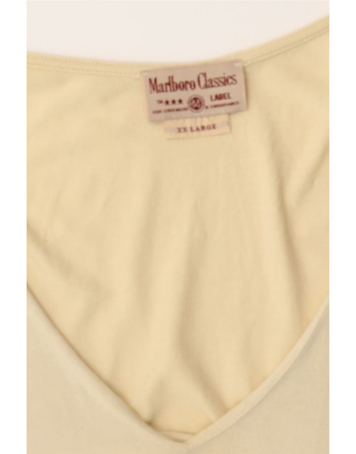 MARLBORO CLASSICS Womens Vest Top UK 20 2XL Off White Vintage Marlboro Classics and Second-Hand Marlboro Classics from Messina Hembry 