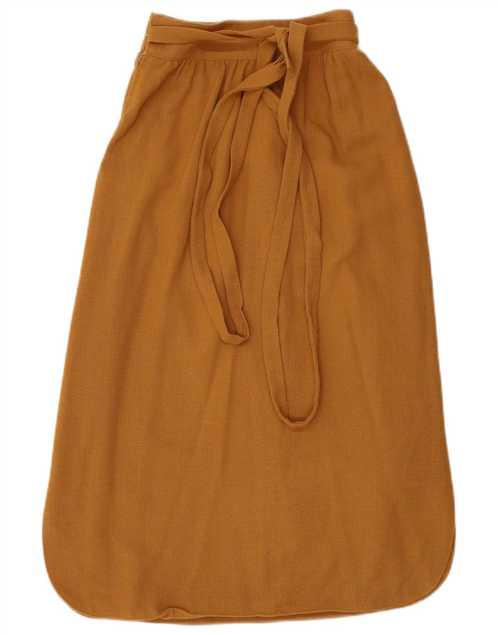 LAMBERS Jupe Midi Femme IT 42 Moyen W28 Marron