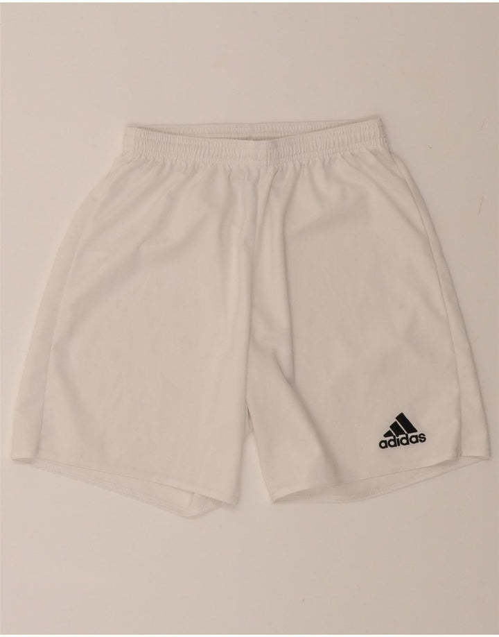 ADIDAS Mens Aeroready Sport Shorts Small White Polyester Vintage Adidas and Second-Hand Adidas from Messina Hembry 