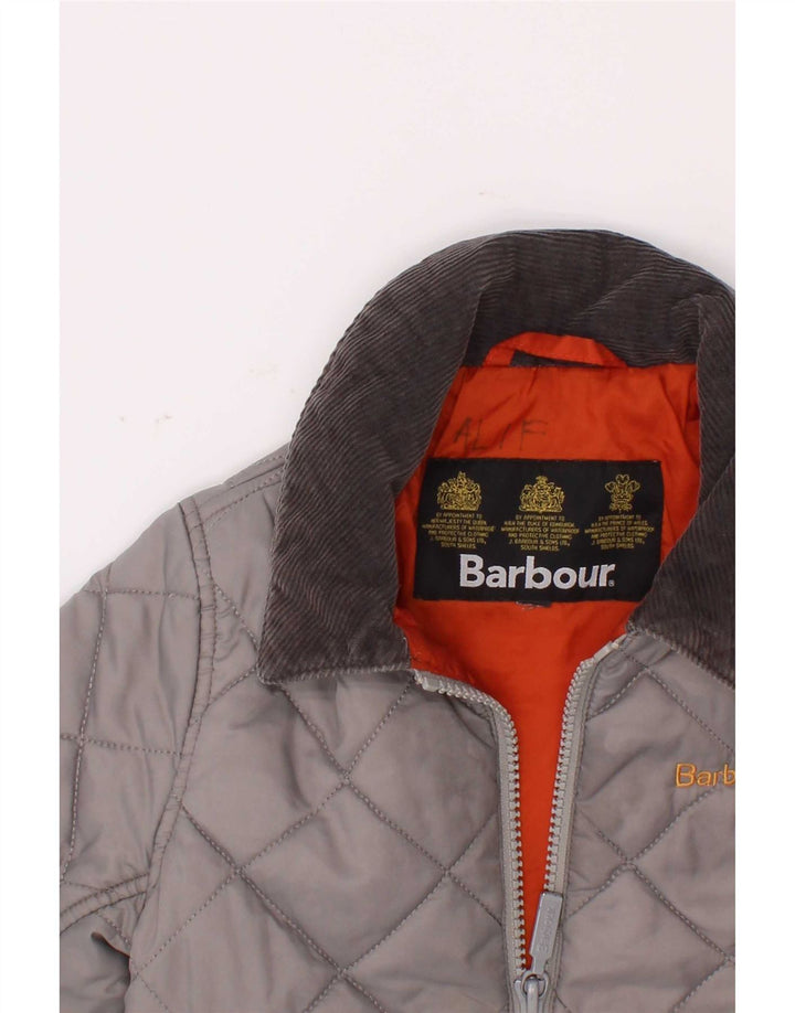 Veste matelassée Barbour garçons 3-4 ans gris
